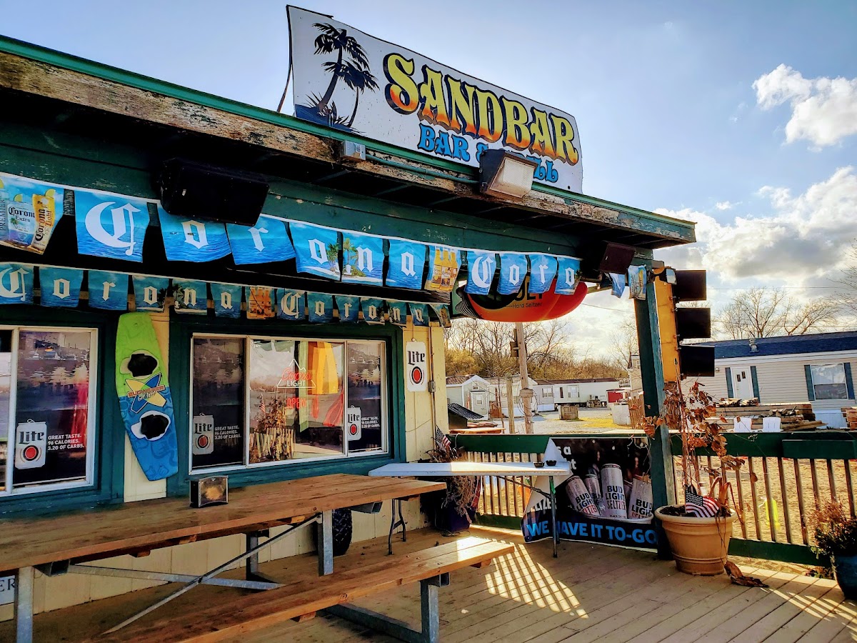 Sandbar On Lake Marie